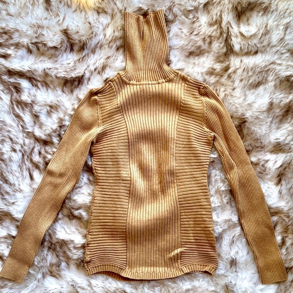 INC International Concepts Women's Ribbed Turtleneck (S) - Picture 1 of 6